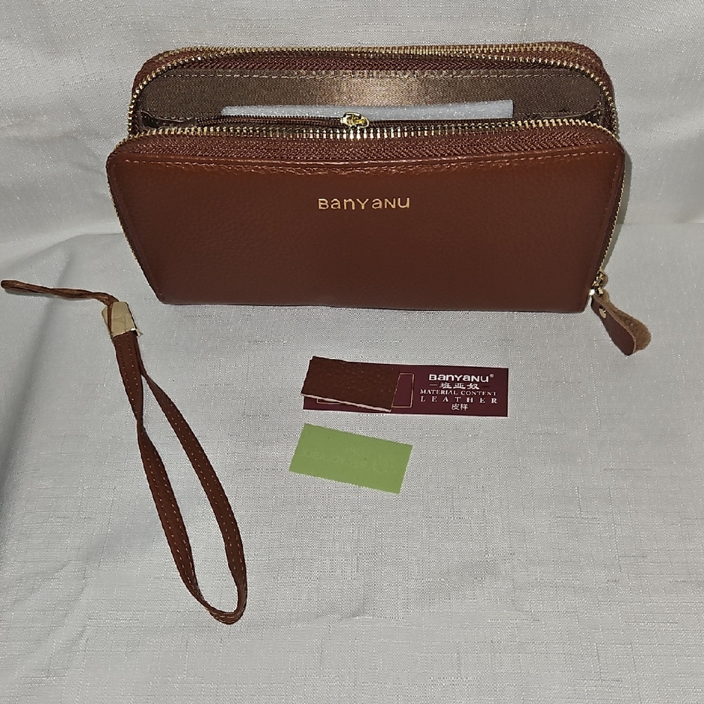 Banyanu Brown Leather Wallet